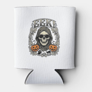 Rafraîchisseur Pour Canette Chemise Graphique Crâne Halloween Gravure Vintage