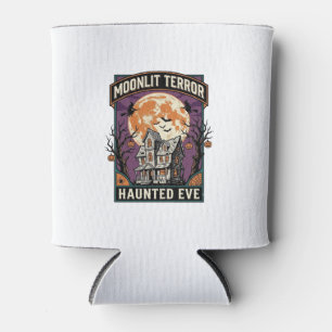 Rafraîchisseur Pour Canette Chemise Haunted Moon Gravure Vintage Halloween Gra