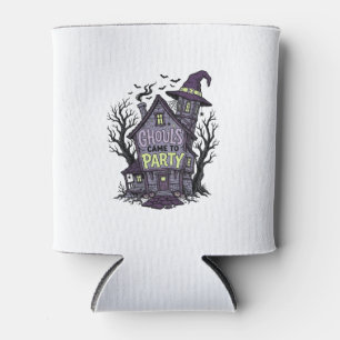 Rafraîchisseur Pour Canette Chemise Maison Hantée Mignonne Soirée Halloween Dé