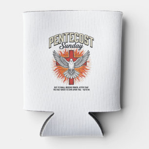 Rafraîchisseur Pour Canette Chemise vintage croix colombe dimanche de Pentecôt