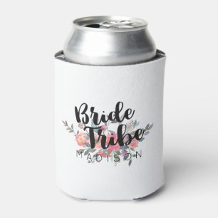 Rafraîchisseur Pour Canette Chic Aquarelle Florale Mariage Mariée Tribe