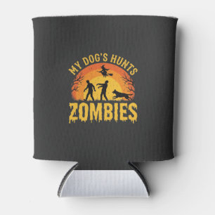 Rafraîchisseur Pour Canette Chien Chasse Les Zombies Design Halloween