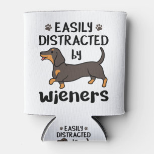 Rafraîchisseur Pour Canette Chien de Dachshund facilement distrait par les Wie
