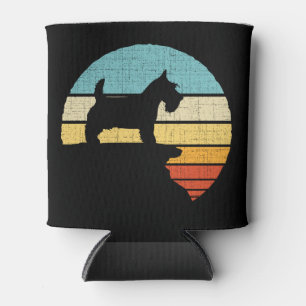 Rafraîchisseur Pour Canette Chien écossais Terrier Retro Vintage Scottie Chien