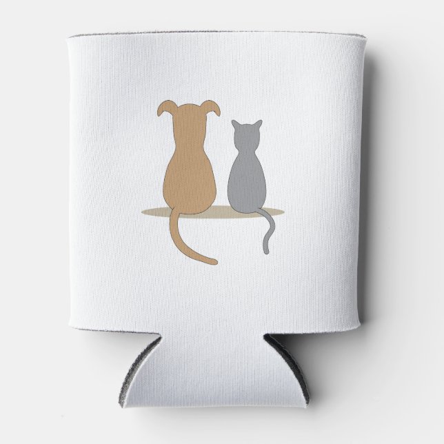 Rafraîchisseur Pour Canette Chien et chat (Devant)