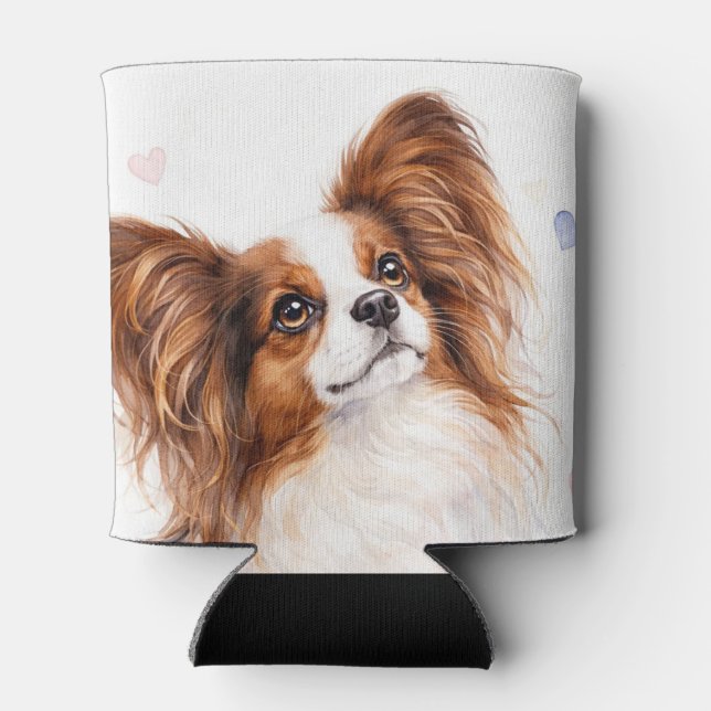 Rafraîchisseur Pour Canette Chien Papillon (Dos)