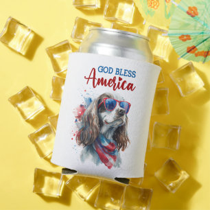 Rafraîchisseur Pour Canette Chien patriote-Epagneul