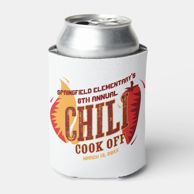 Rafraîchisseur Pour Canette Chili Cook | Concours BBQ Cookout (Can devant)