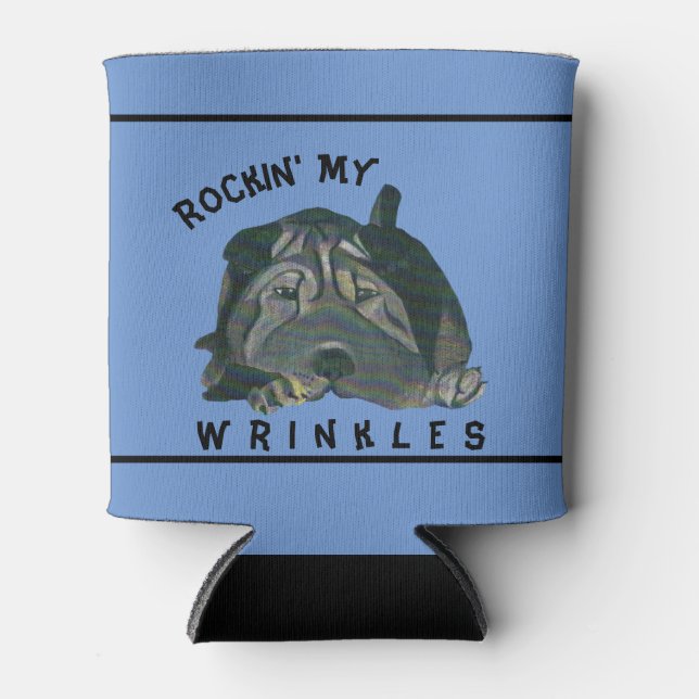 Rafraîchisseur Pour Canette Chine Tiré À La Main Shar-Pei Peut Rafraîchir (Devant)