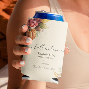 Rafraîchisseur Pour Canette Chute en amour Citrouille Automne Feuilles Fête de