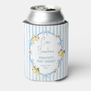 Rafraîchisseur Pour Canette Ciao Bambino Lemon Shower de bébé d'été italien