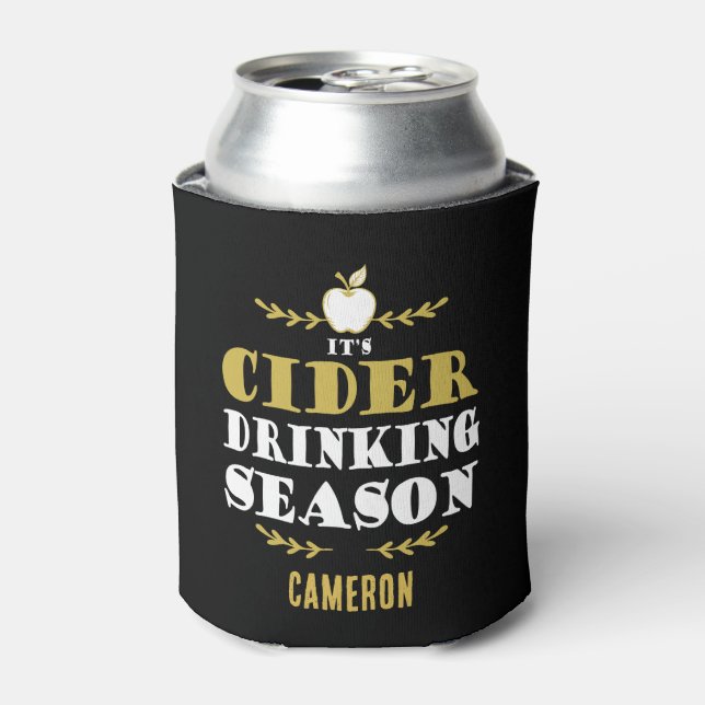 Rafraîchisseur Pour Canette Cider Drinker Thanksgiving Holidays (Can devant)