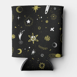 Rafraîchisseur Pour Canette Ciel nocturne : motif cosmique sans soudure.