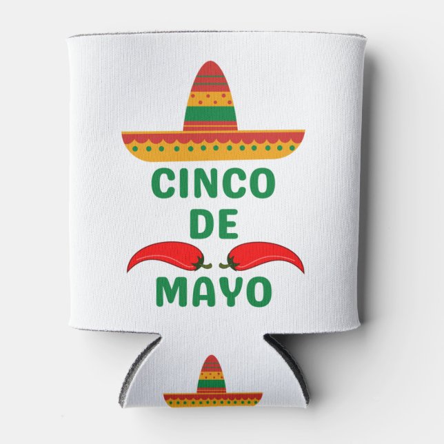 Rafraîchisseur Pour Canette Cinco De Mayo (Devant)