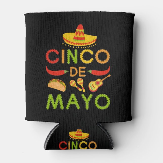 Rafraîchisseur Pour Canette Cinco de Mayo (Devant)