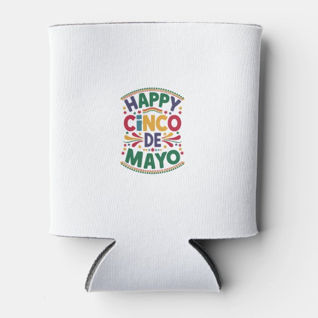 Rafraîchisseur Pour Canette Cinco de Mayo Fiesta Personalized  (Devant)