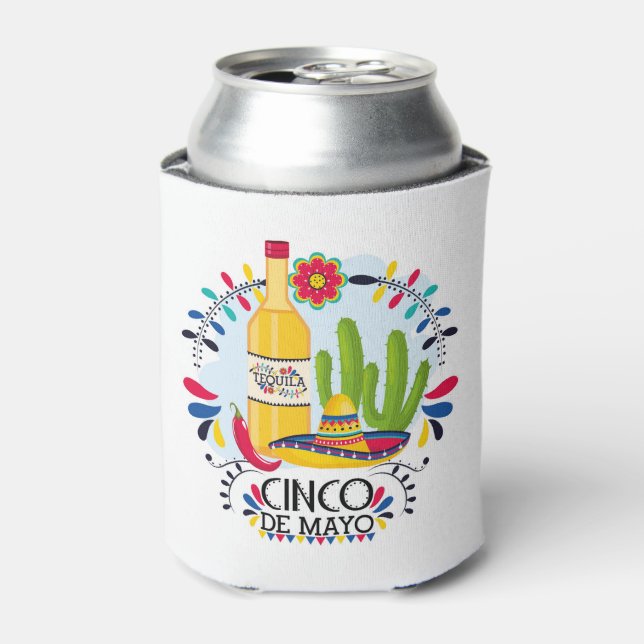 Rafraîchisseur Pour Canette Cinco De Mayo Peut Rafraîchir (Can devant)
