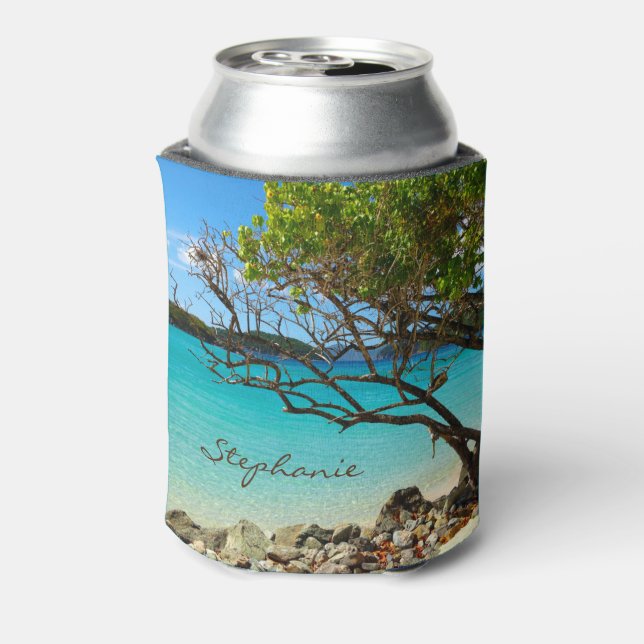Rafraîchisseur Pour Canette Cinnamon Bay St. John USVI Personnalisé Can Cooler (Can Dos)
