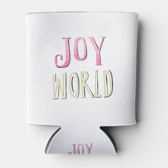 Rafraîchisseur Pour Canette Citation de Noël mignonne, typographie festive (Devant)