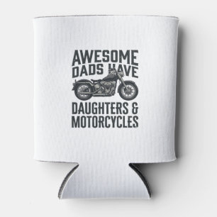 Rafraîchisseur Pour Canette Citation Papa Fille Moto Vintage Vector Desi