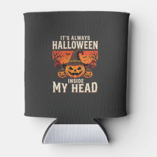 Rafraîchisseur Pour Canette Citrouille de sorcière pour Halloween Design_1