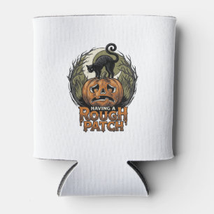 Rafraîchisseur Pour Canette Citrouille d'Halloween Chat Tache Brute Gravure Vi