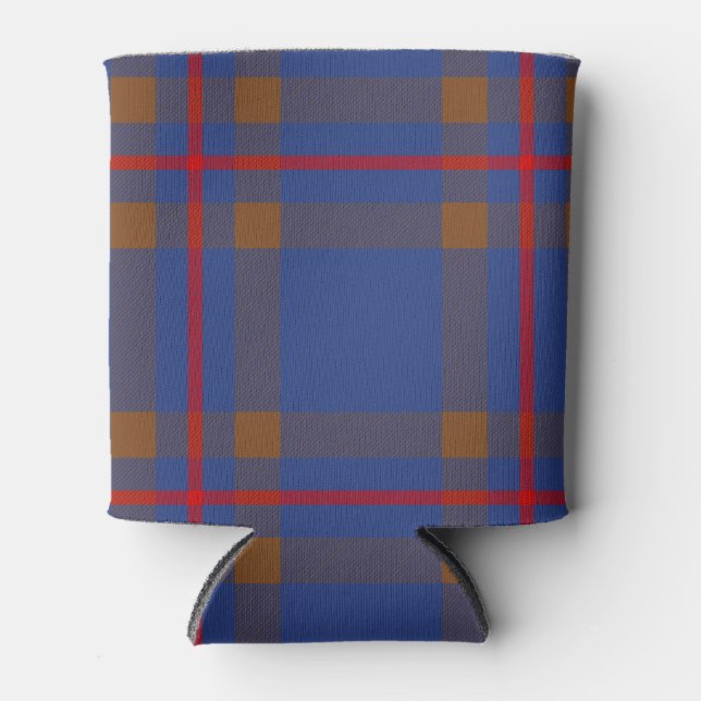 Rafraîchisseur Pour Canette Clan écossais Elliot Tartan Plaid (Devant)