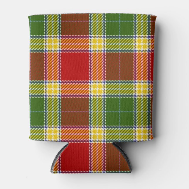 Rafraîchisseur Pour Canette Clan écossais Gibson Tartan Plaid (Devant)