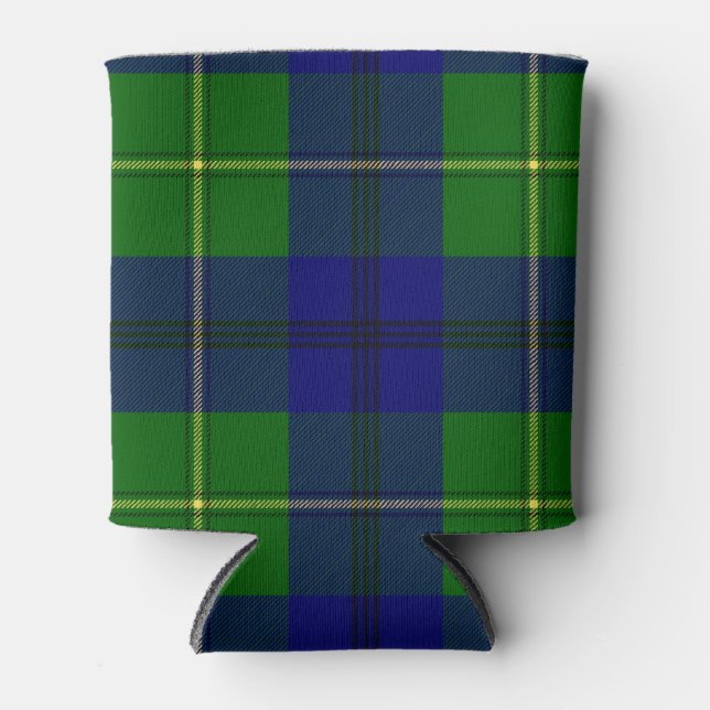 Rafraîchisseur Pour Canette Clan écossais Johnston Tartan Plaid (Devant)