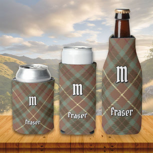 Rafraîchisseur Pour Canette Clan Fraser Chasse Patinée Tartan Can Cooler