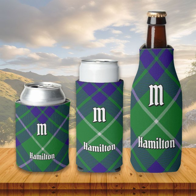 Rafraîchisseur Pour Canette Clan Hamilton Chasse Tartan Can Cooler (Créateur téléchargé)