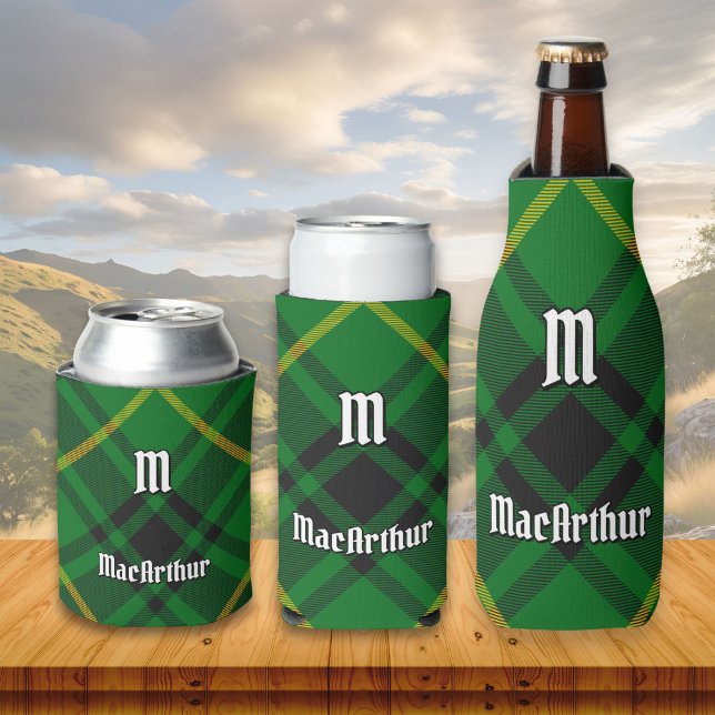 Rafraîchisseur Pour Canette Clan MacArthur Tartan (Créateur téléchargé)