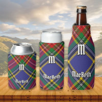 Clan MacBeth Tartan Can Cooler