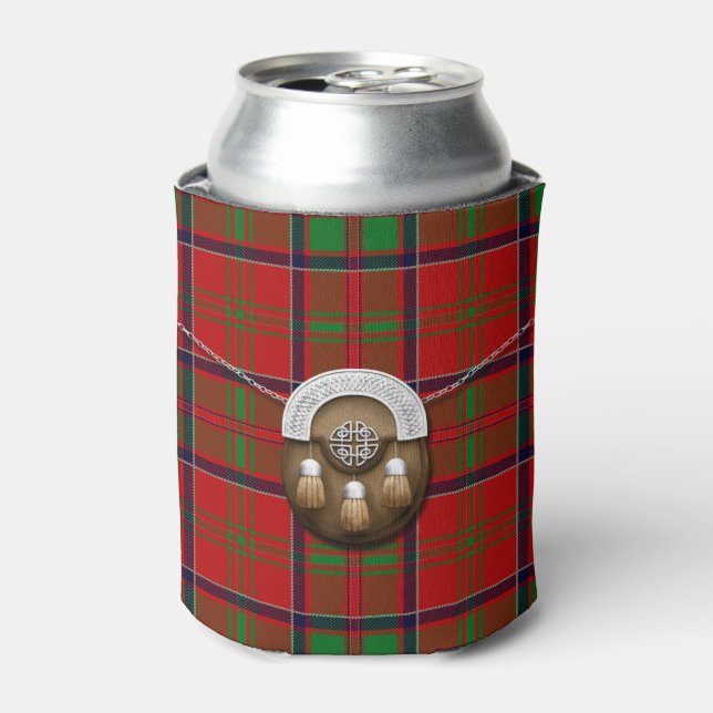 Rafraîchisseur Pour Canette Clan MacDonald De Glencoe Tartan Et Sporran (Can devant)