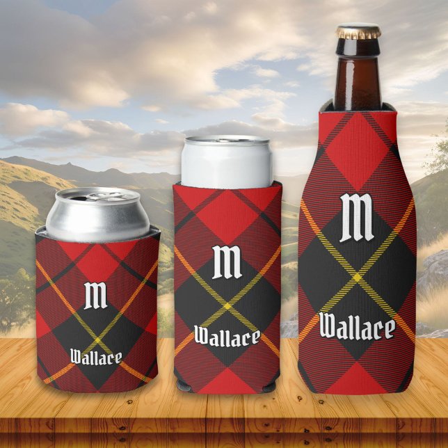 Rafraîchisseur Pour Canette Clan Wallace Tartan Can Cooler (Créateur téléchargé)