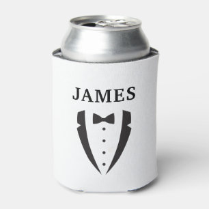 Rafraîchisseur Pour Canette Classic Groomsman Bow Cravate Tuxedo