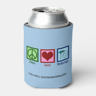 Rafraîchisseur Pour Canette Clinique personnalisée Peace Love Endoscopy
