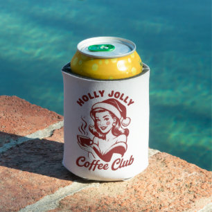 Rafraîchisseur Pour Canette Club de café Holly Jolly Snarky Noël Sarcastique