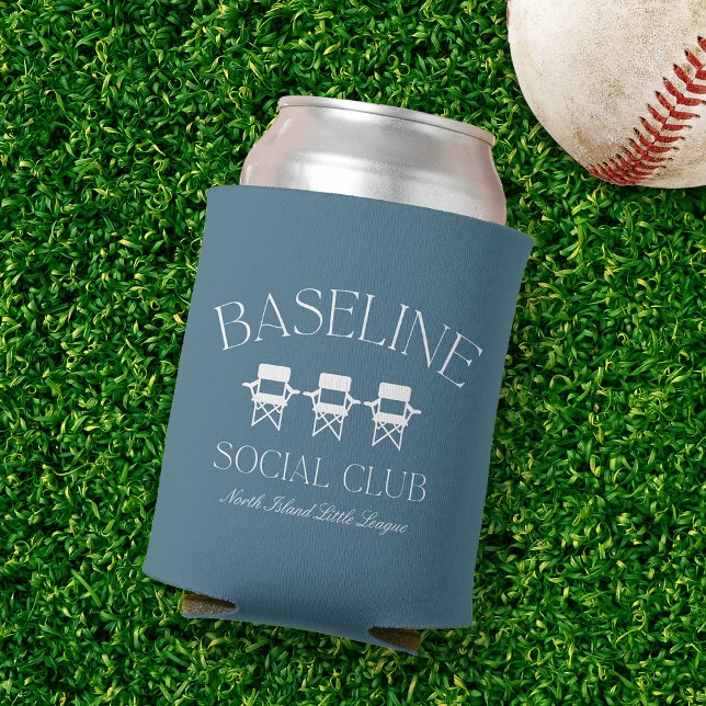 Rafraîchisseur Pour Canette Club Social de base-ball sur mesure Maman Baseline (Créateur téléchargé)