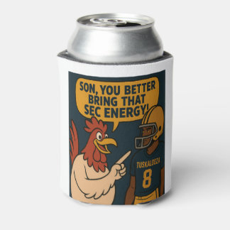 Rafraîchisseur Pour Canette Coach de poulet Tuskalooza Koozie