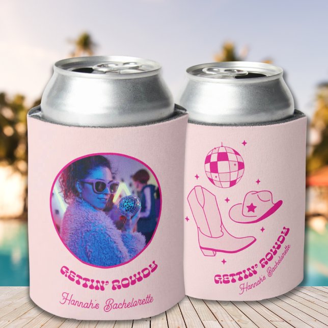 Rafraîchisseur Pour Canette Coastal Cowgirl Bachelorette Party Favoriser (Coastal Cowgirl Bachelorette Party Favor Can Cooler
)