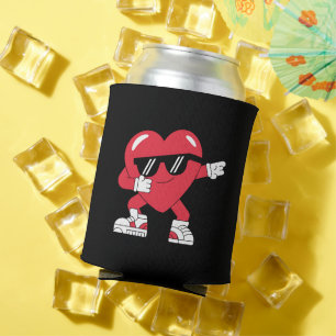 Rafraîchisseur Pour Canette Cœur Dabbing Cadeaux amusants pour la Saint-Valent