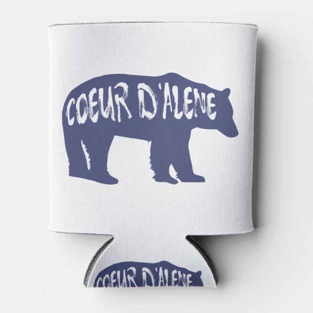 Rafraîchisseur Pour Canette Coeur d'Alene Idaho Bear (Devant)
