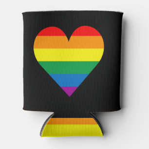 Rafraîchisseur Pour Canette Coeur d'amour de LGBT, transsexuel bisexuel gai