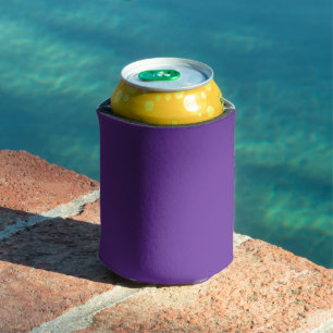 Rafraîchisseur Pour Canette Cœur Violet Couleur Unie