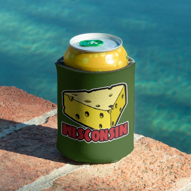 Rafraîchisseur Pour Canette Coin de fromage du Wisconsin (Piscine in situ)