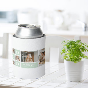 Rafraîchisseur Pour Canette Collage de monnaie moderne photo papa meilleur cad