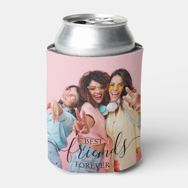 Rafraîchisseur Pour Canette Collage de photos d'amis moderne Simple (Can devant)