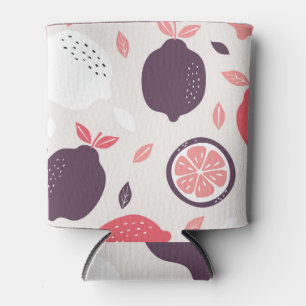 Rafraîchisseur Pour Canette Collection de fruits d'agrumes Papier peint Vintag
