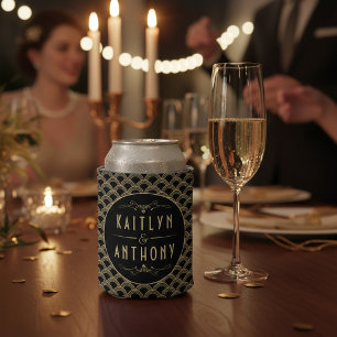 Rafraîchisseur Pour Canette Collection de Mariages Art Déco Gatsby vintage des